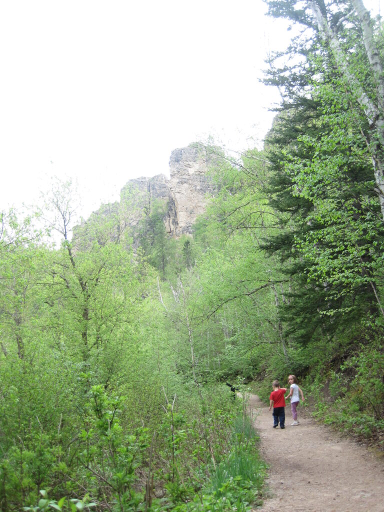 Roughlock Falls Nature Area hiking trail