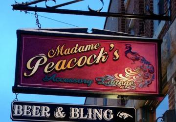 Madame Peacock’s Beer & Bling
