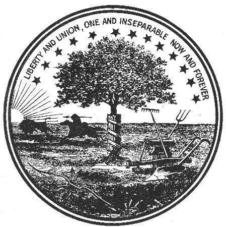 The seal of the Territory of Dakota. (Image courtesy of the South Dakota State Historical Society)