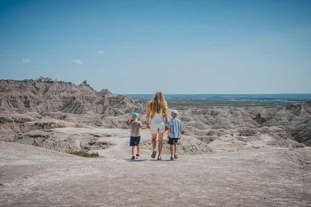 Family Vacation in Badlands
